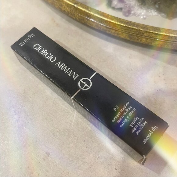 Giorgio Armani Lipstick- Lip Power Matte 109 Intimate - medium beige rose *BNIB* - Picture 2 of 6